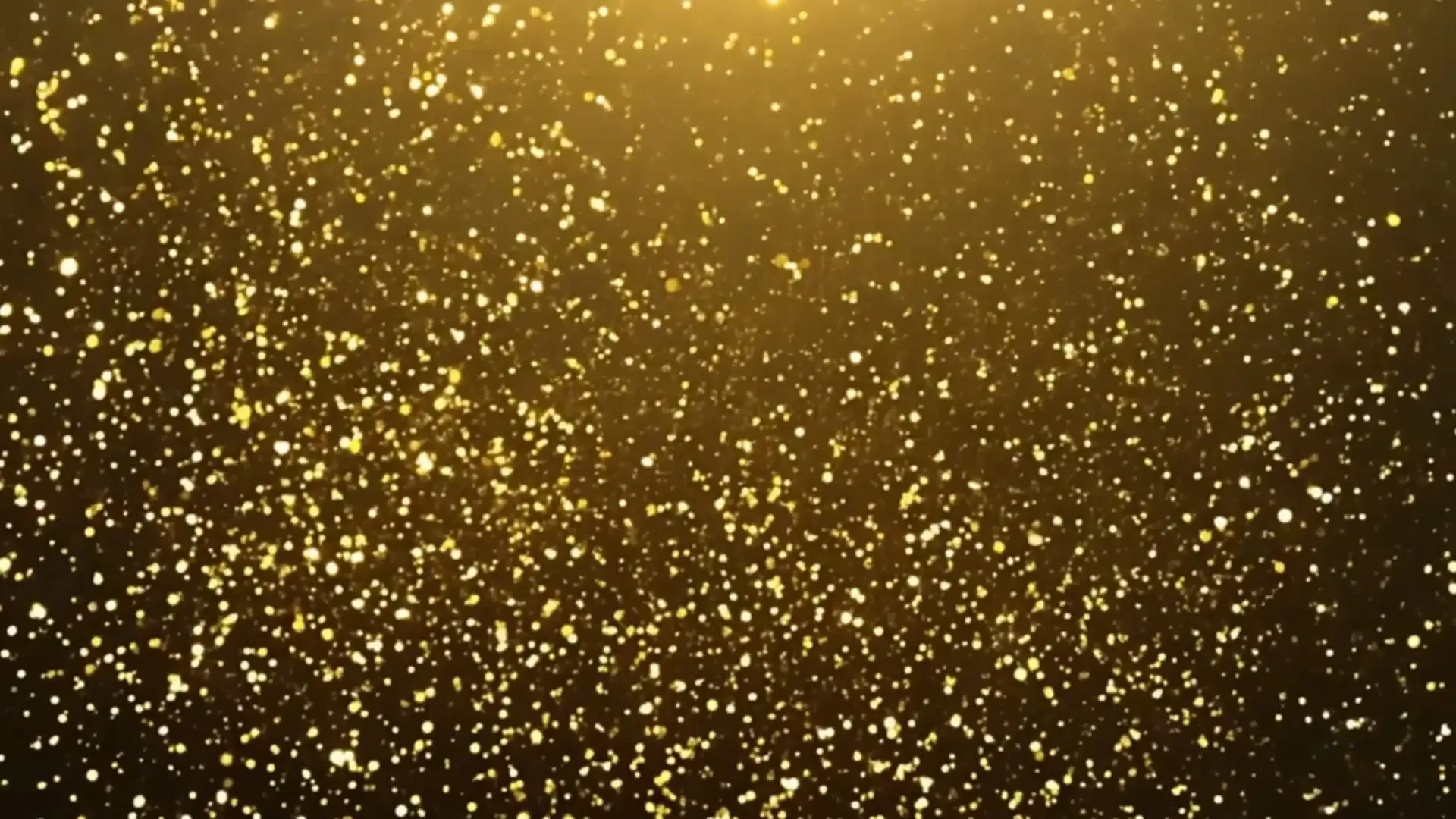 Luxurious Gold Sparkle Overlay for Video